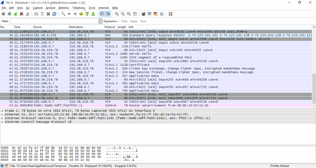 wireshark 3