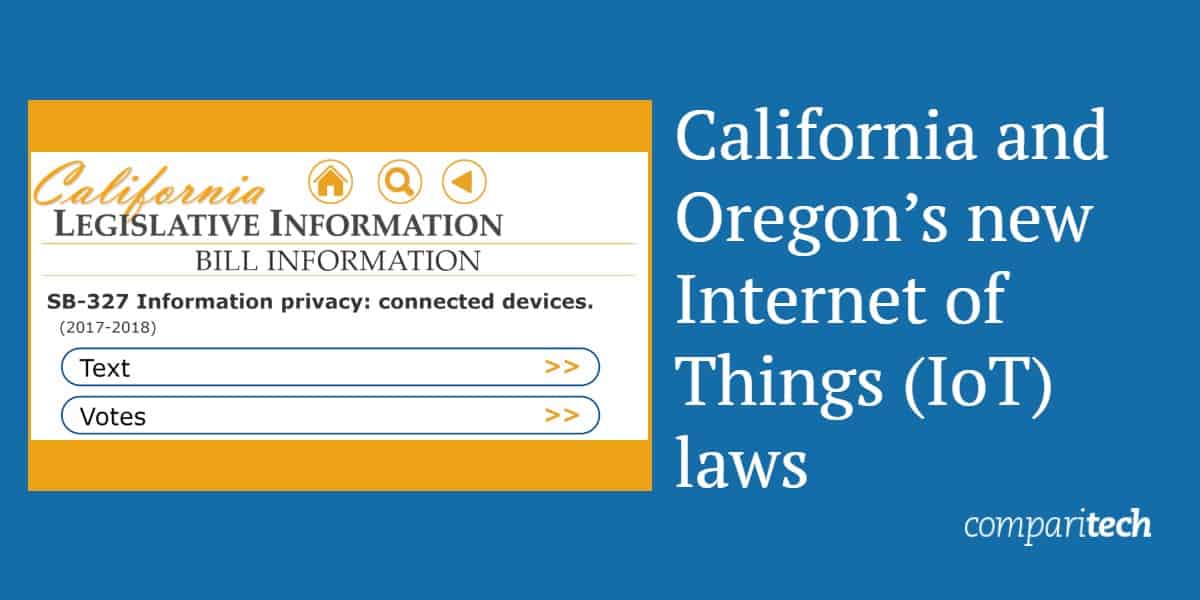California and Oregon’s new Internet of Things laws