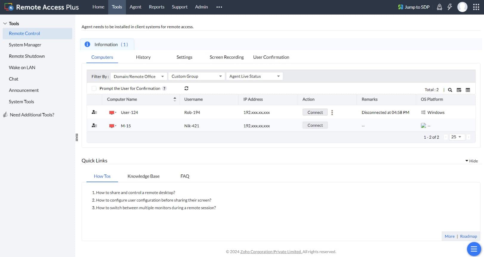 ManageEngine Remote Access Plus LogMeIn alts