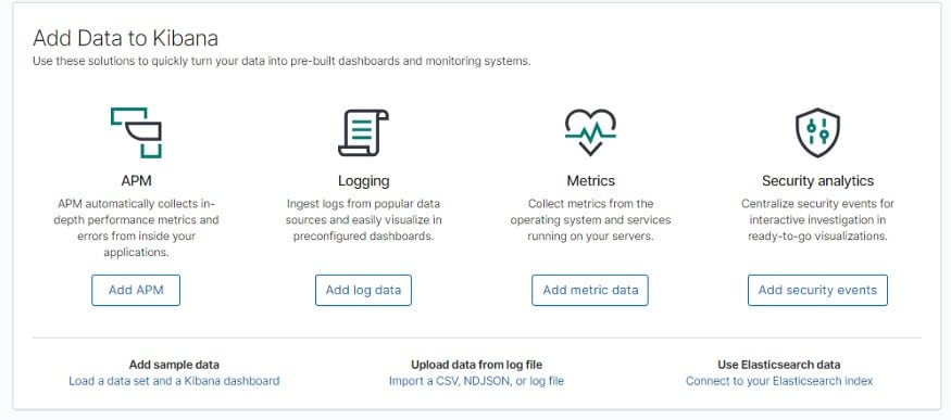 Adding Data to Kibana for Visualization