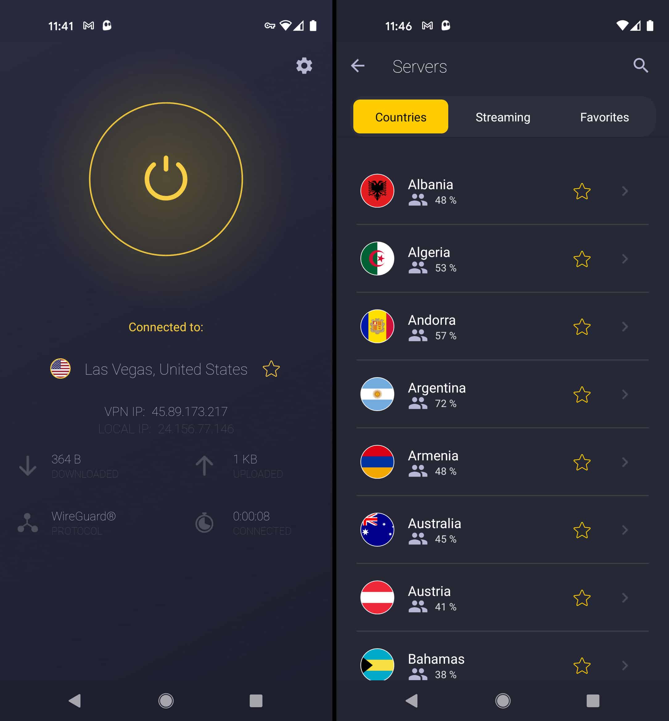 CyberGhost - Mobile App