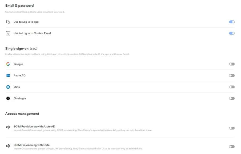 nordlayer login methods