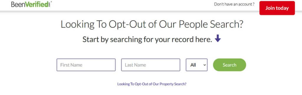 PeopleLooker search