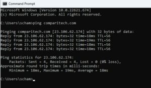 You can use Command Prompt to find a www2 site's IP address