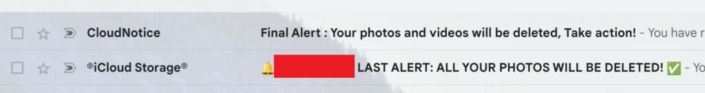icloud scams