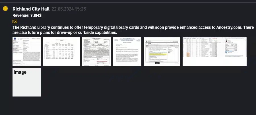 Richland INC Ransomware