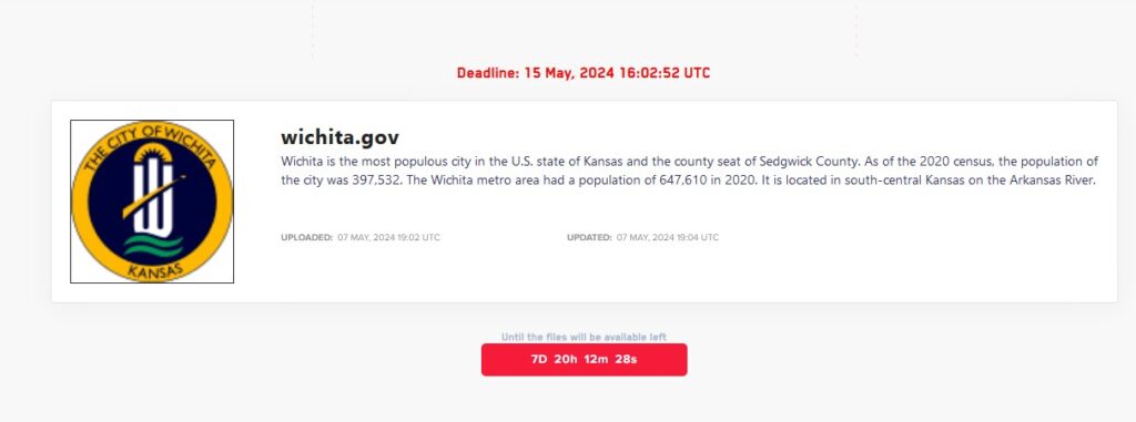 wichita, ks ransomware