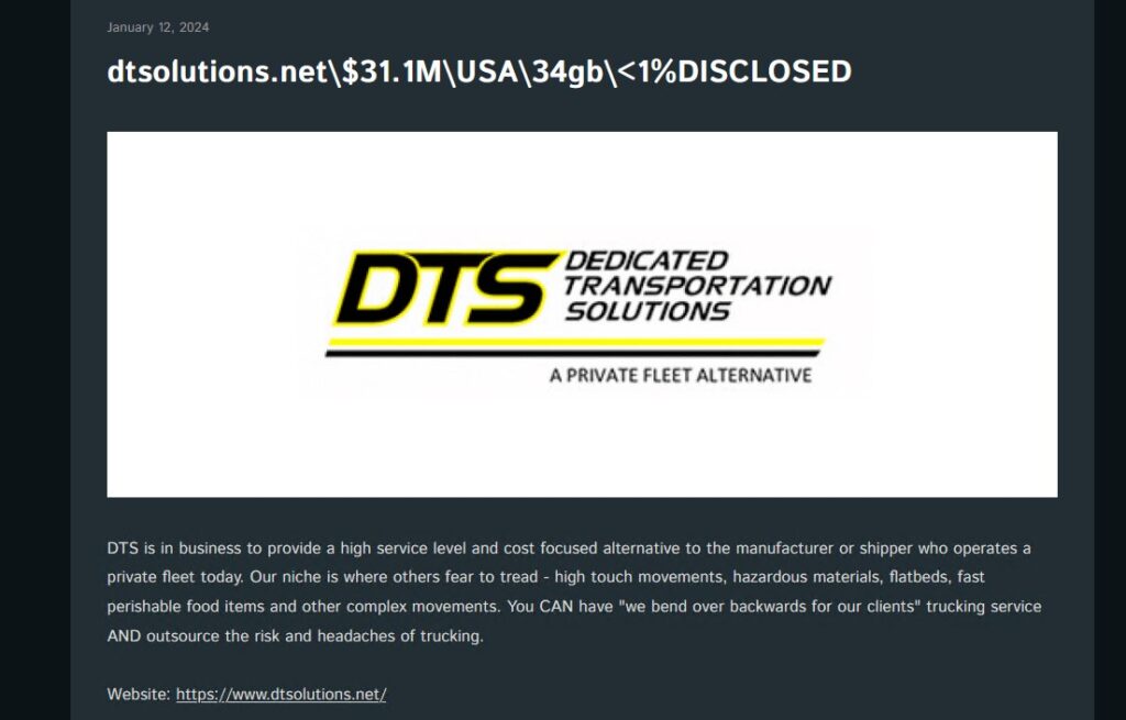 dts ransomware