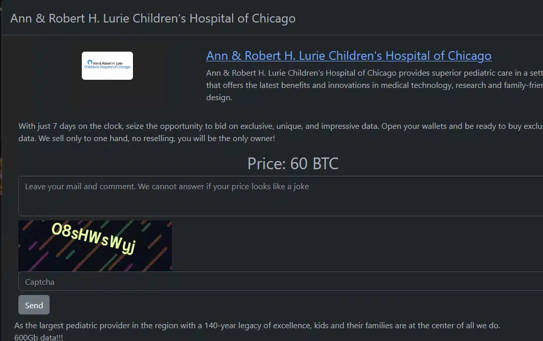 Rhysida ransomware 