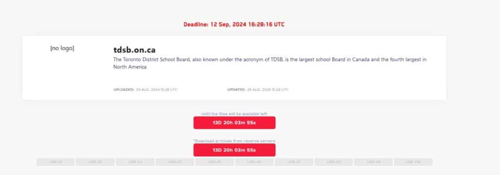 toronto school board lockbit ransomware