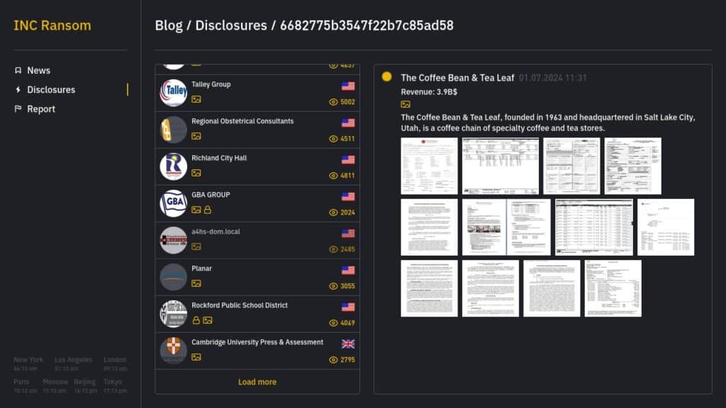 coffee bean ransomware