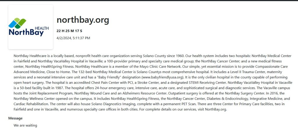 northbay ransoware embargo