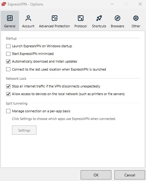 ExpressVPN Features