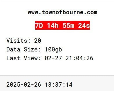 RansomHub adds the city of Bourne to its data leak site.